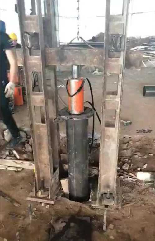 洛阳老城区钢管桩加固